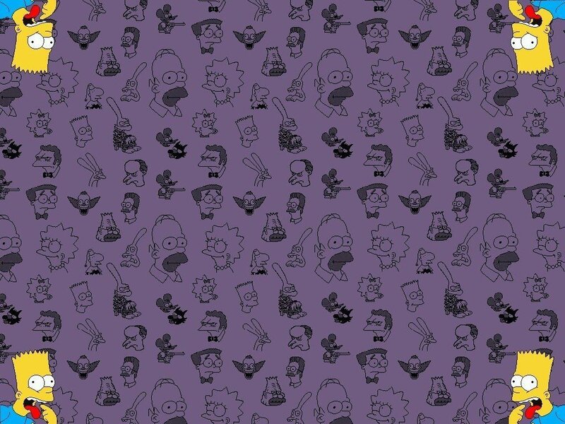 The Simpsons character pattern