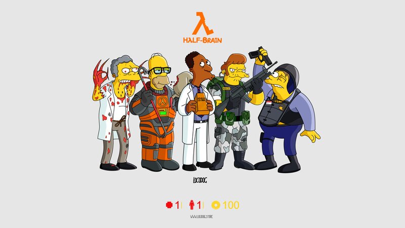 The Simpsons Characters — Yellow, Humorous