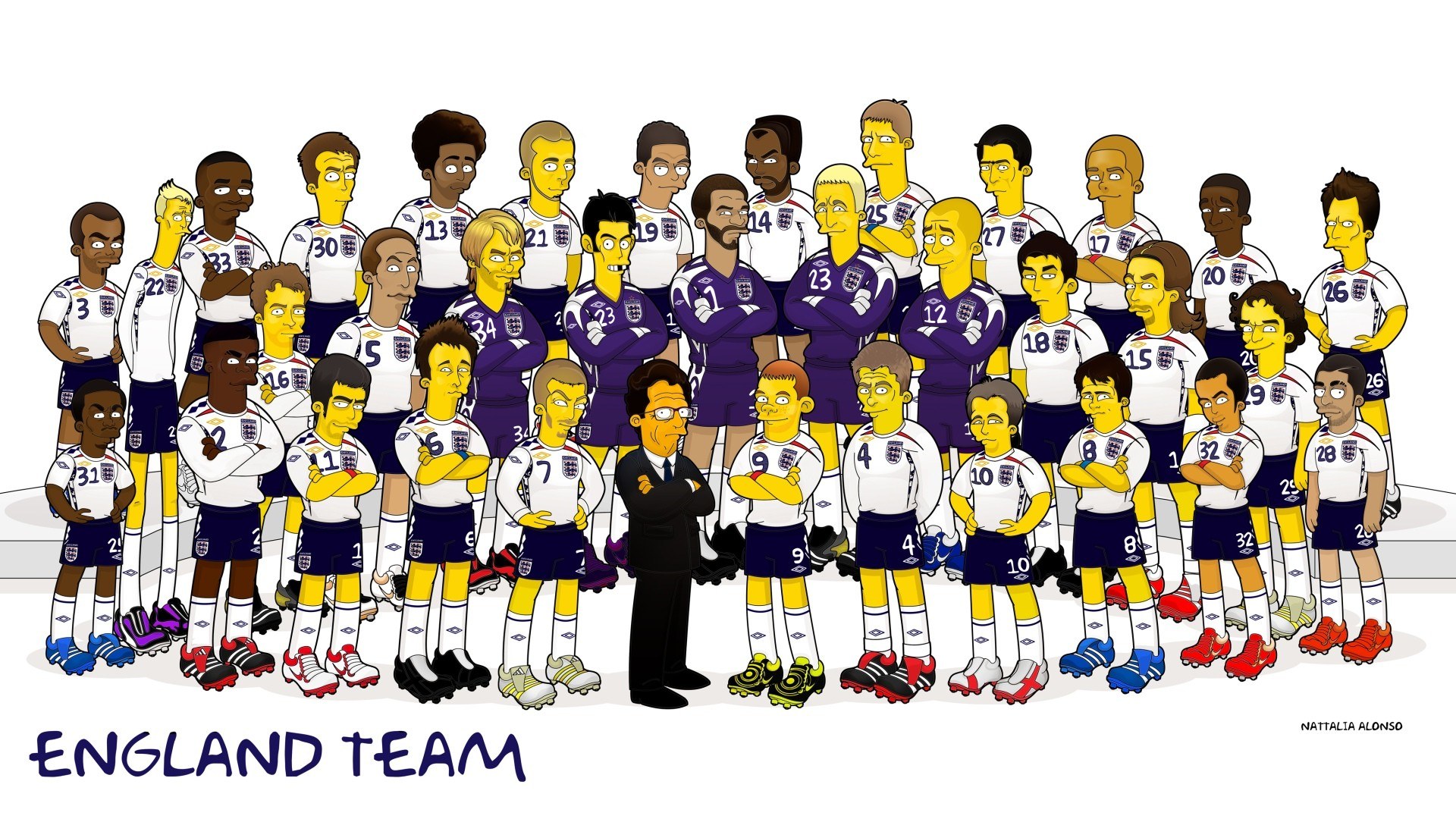 The Simpsons England Team