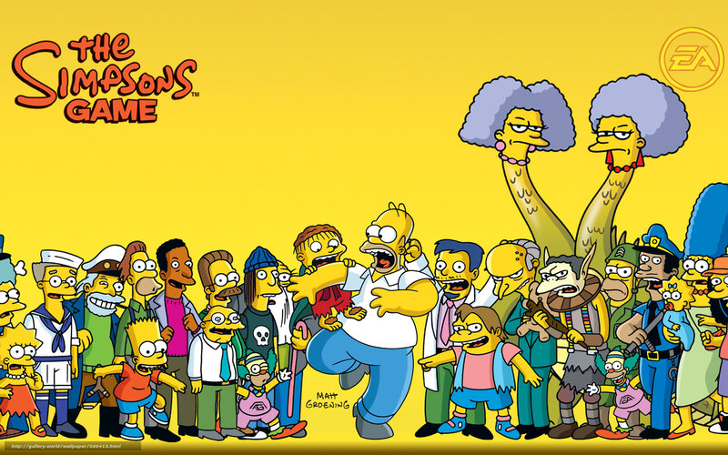 The Simpsons Game characters