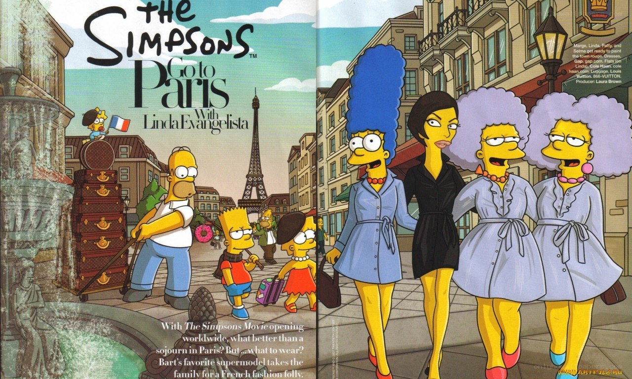 The Simpsons in Paris