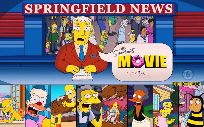 The Simpsons Movie news segment
