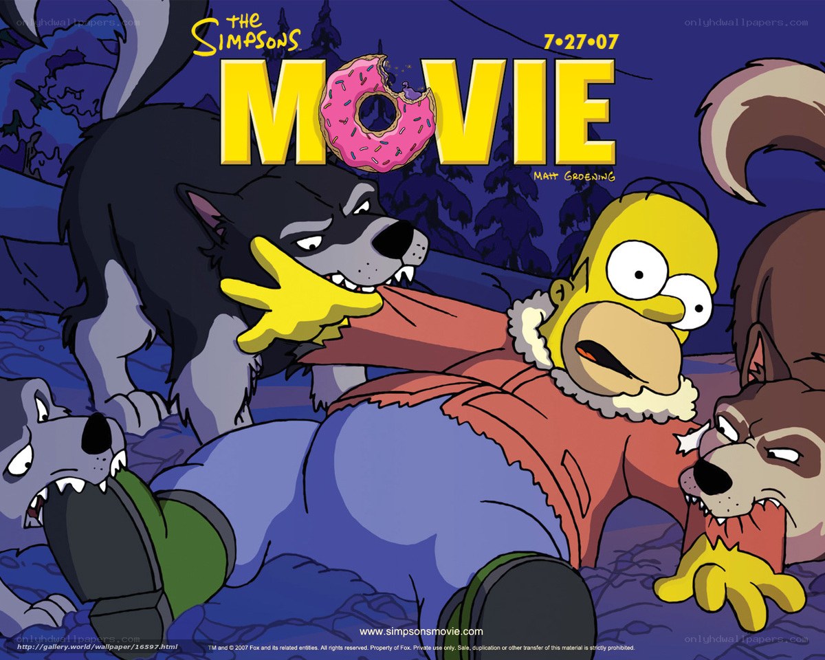 The Simpsons Movie poster
