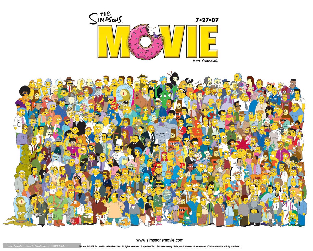 The Simpsons Movie poster