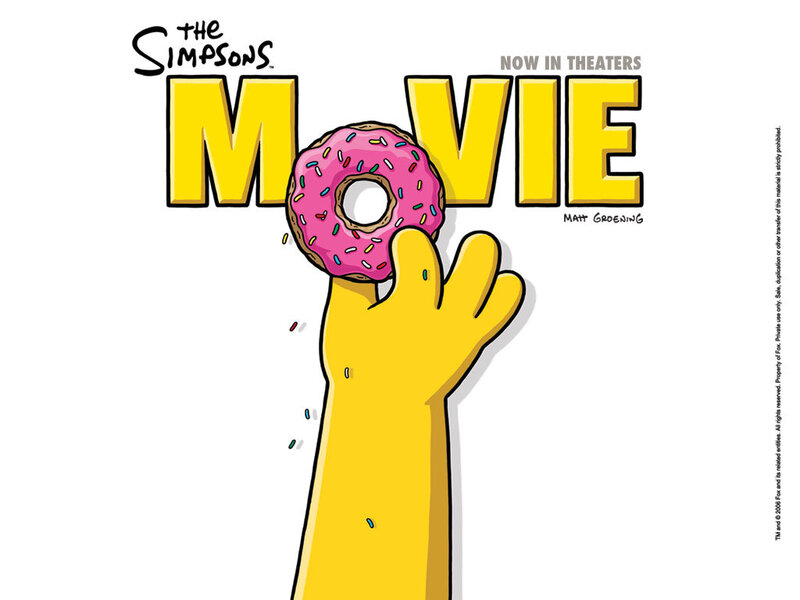The Simpsons Movie poster