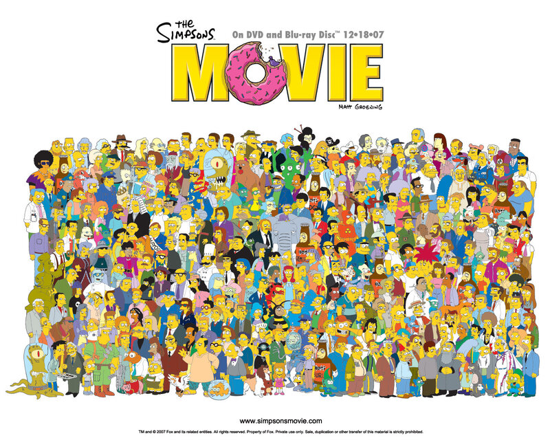 The Simpsons Movie poster