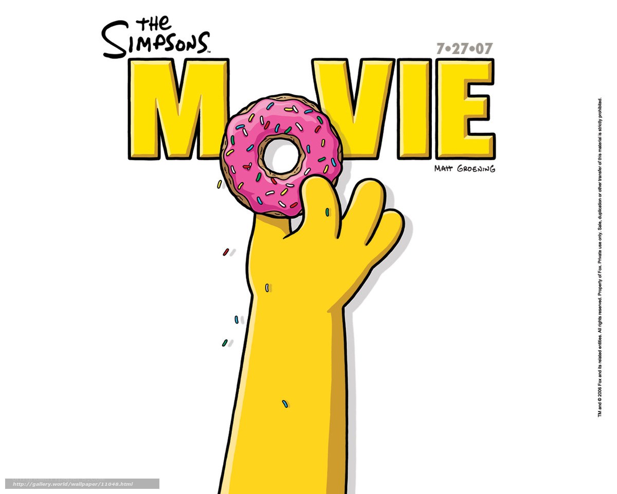 The Simpsons Movie poster