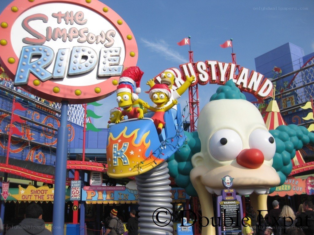 The Simpsons Ride at Universal Studios