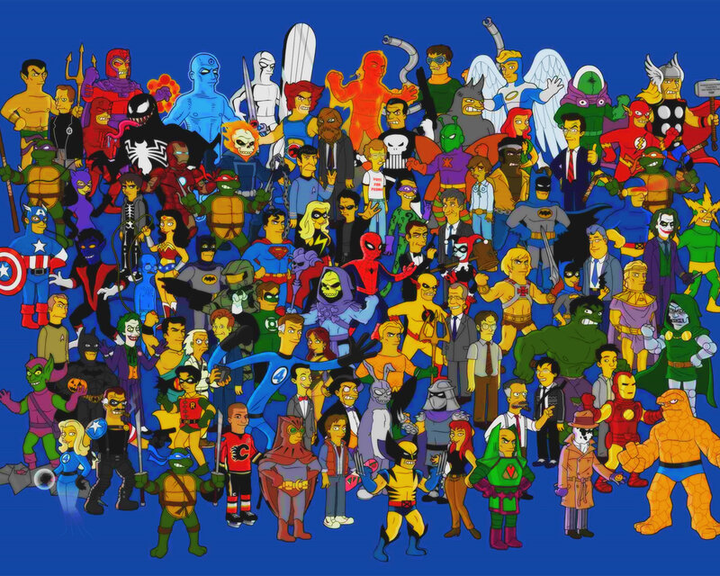 The Simpsons superhero crossover