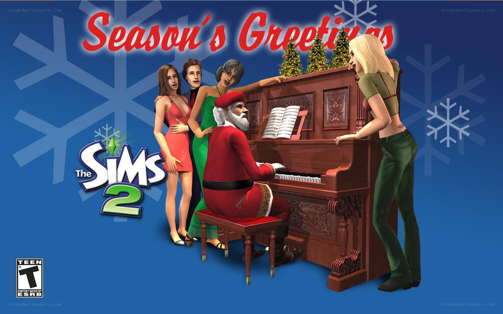 The Sims 2 holiday greeting