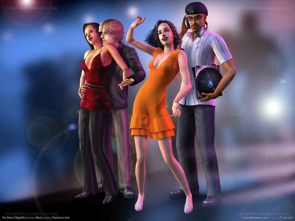 The Sims 2 Nightlife characters