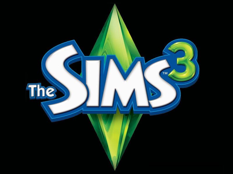 The Sims 3 Logo — Black