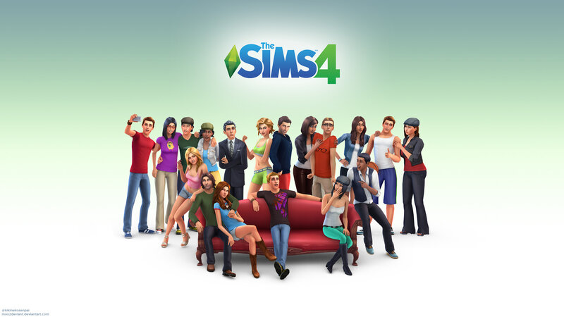 The Sims 4 characters group