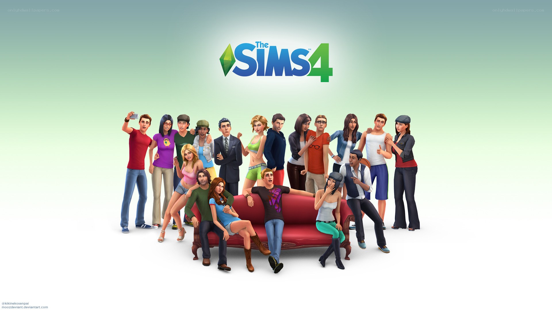 The Sims 4 characters group