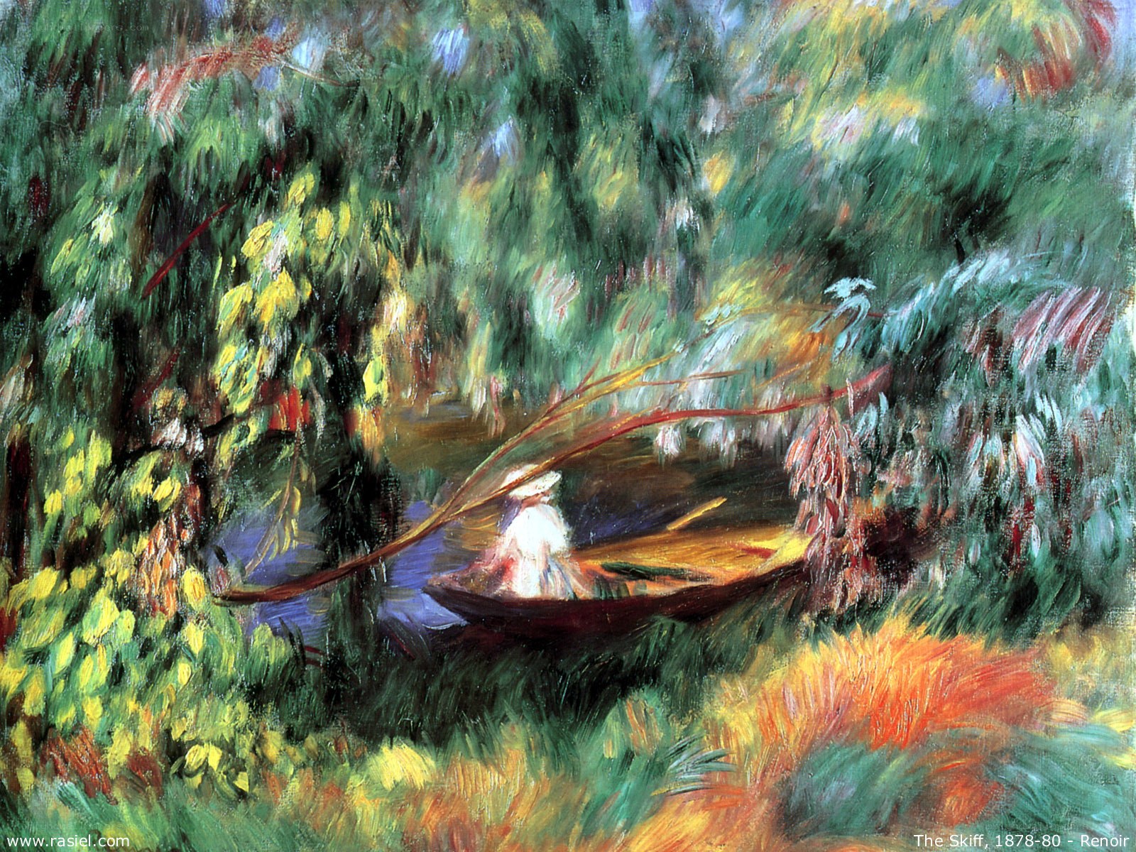 The Skiff on a River
