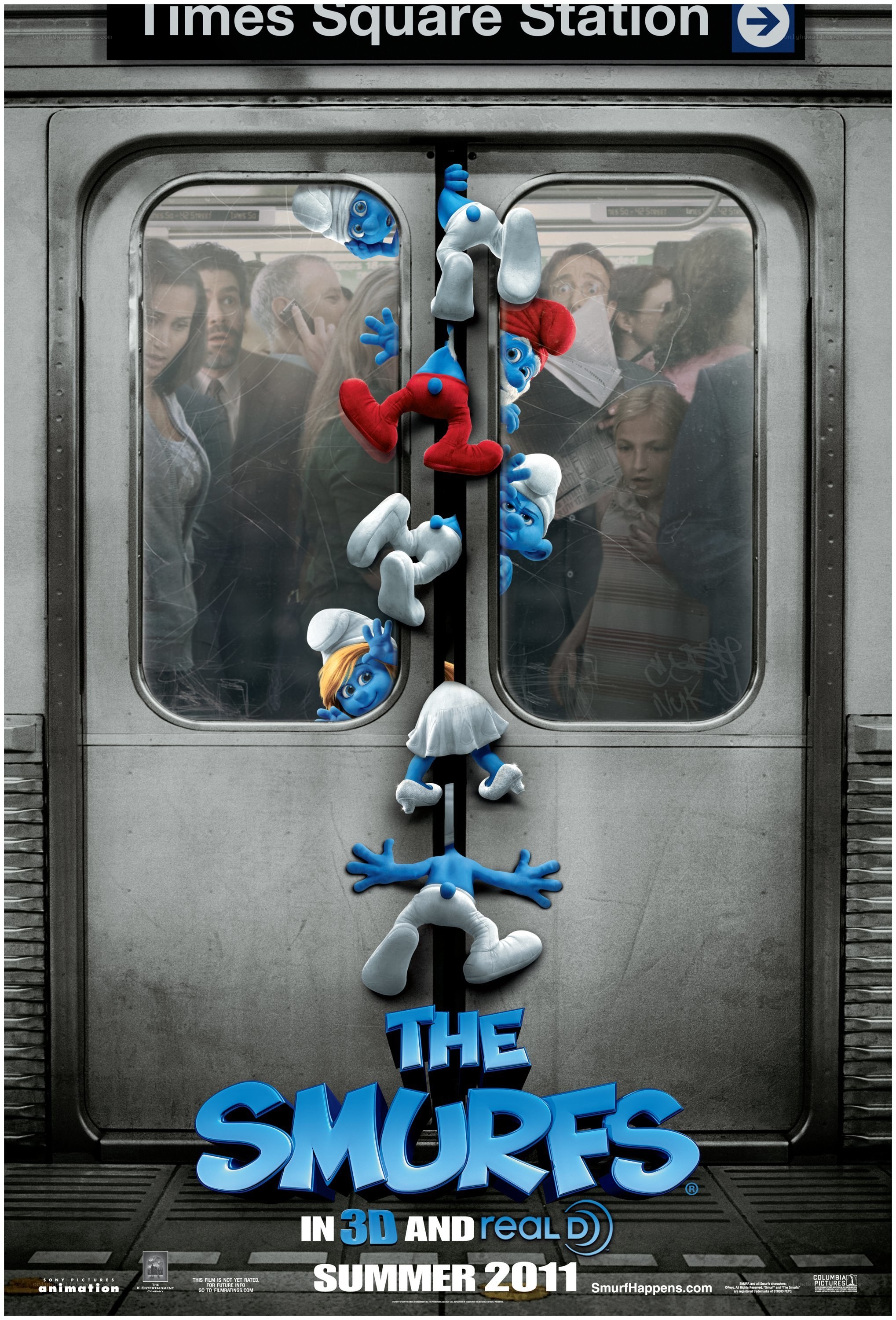 The Smurfs movie poster