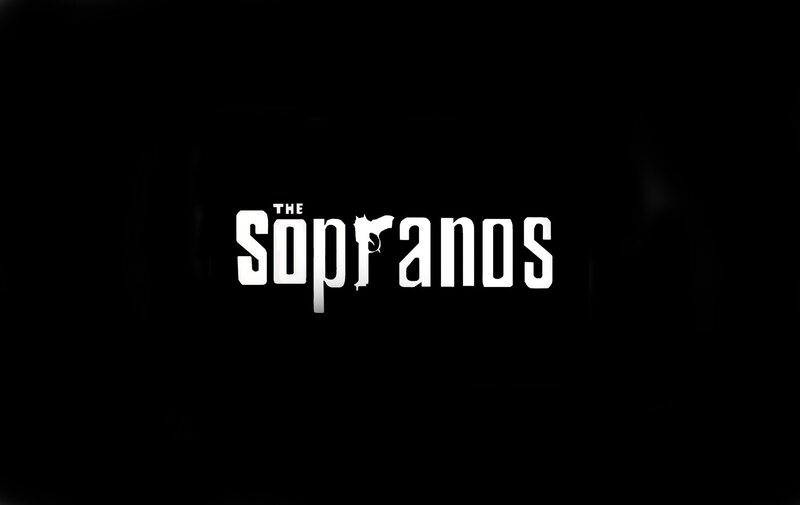 The Sopranos Logo — Black