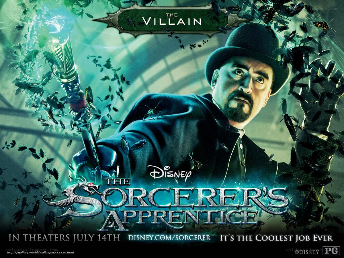 The Sorcerer's Apprentice villain poster