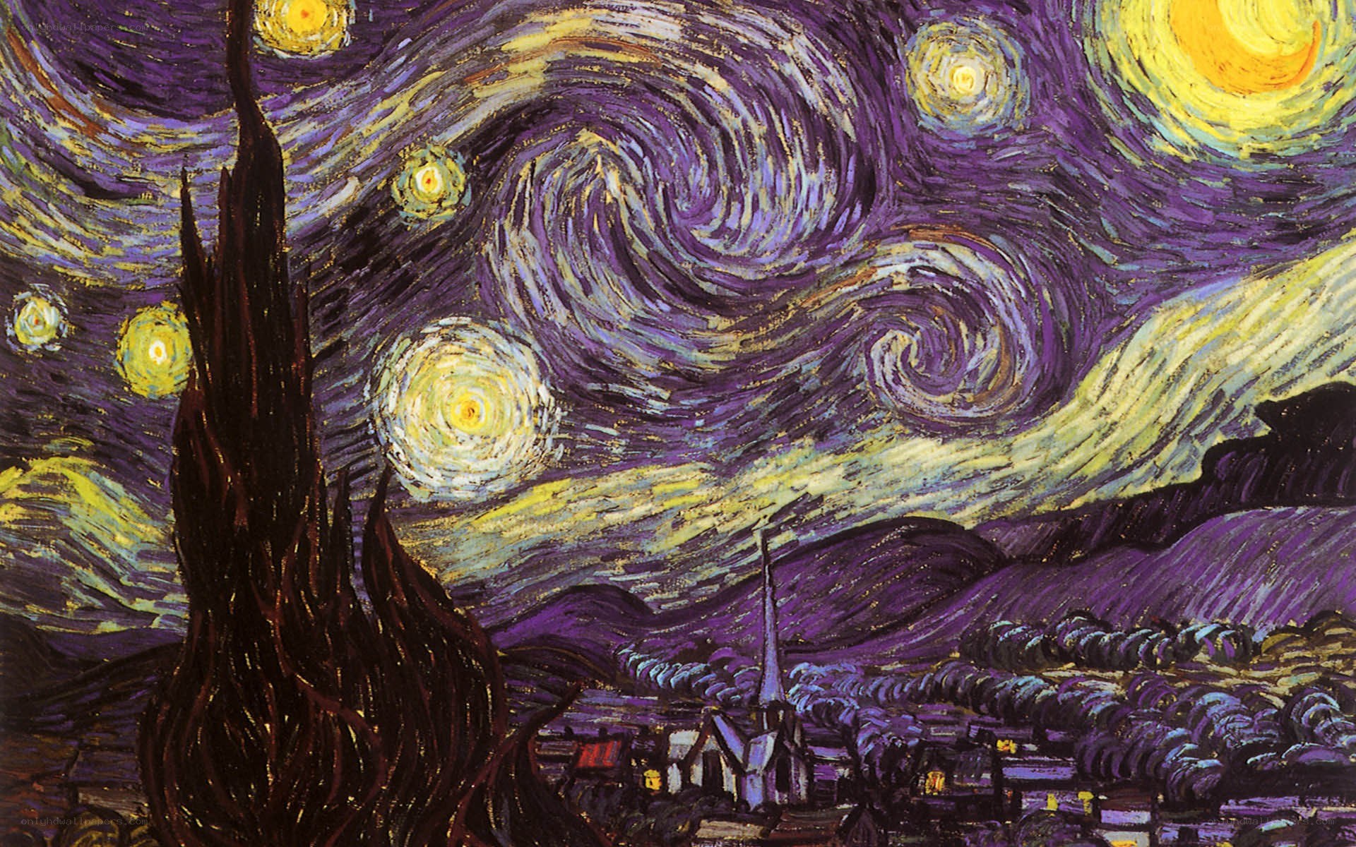 The Starry Night painting