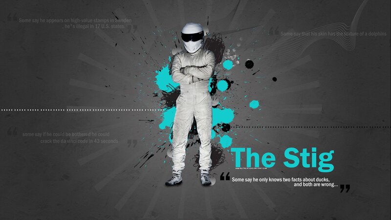 The Stig character wallpaper