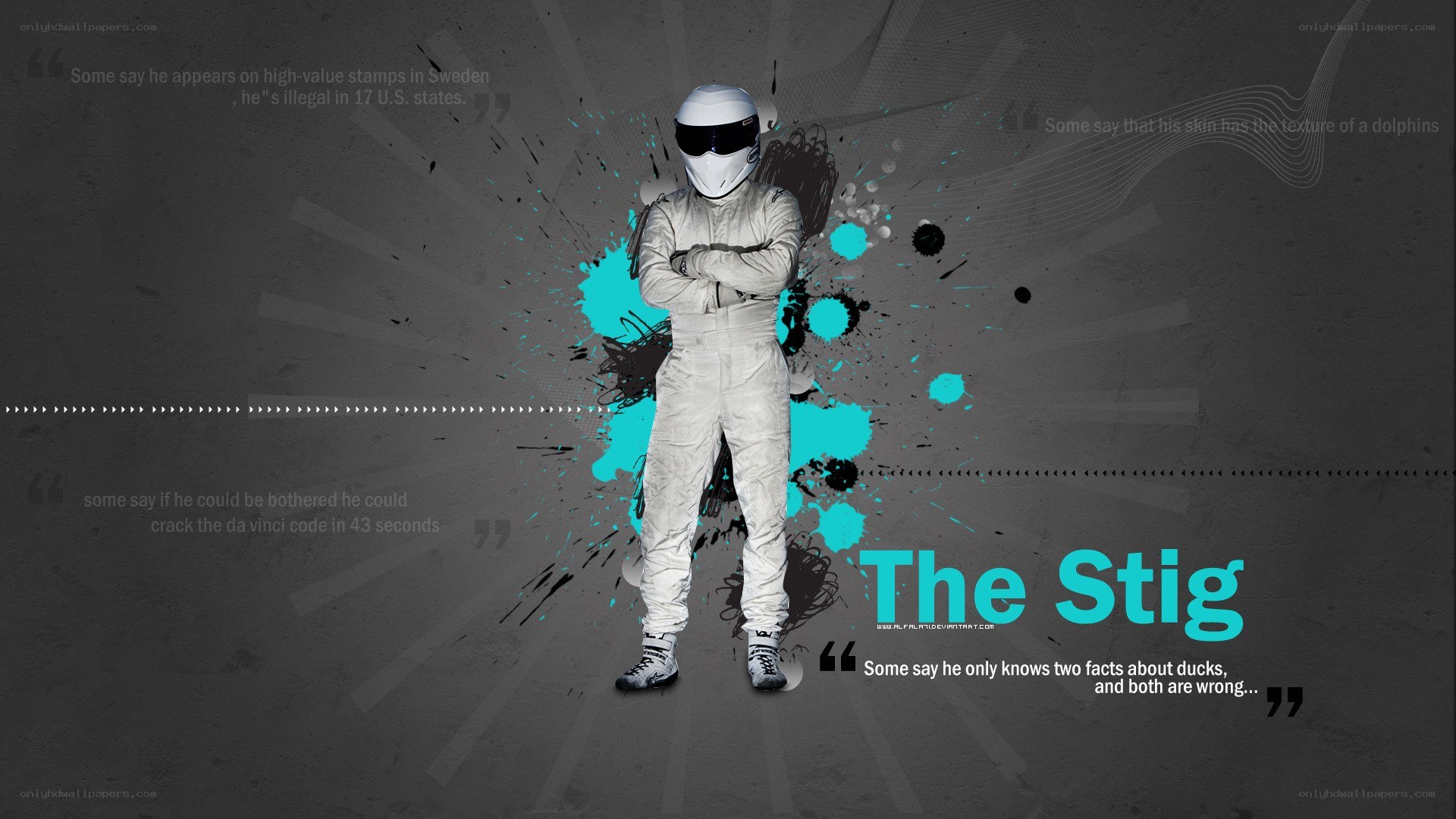 The Stig character wallpaper