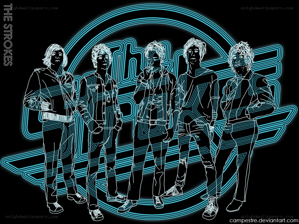 The Strokes band illustration