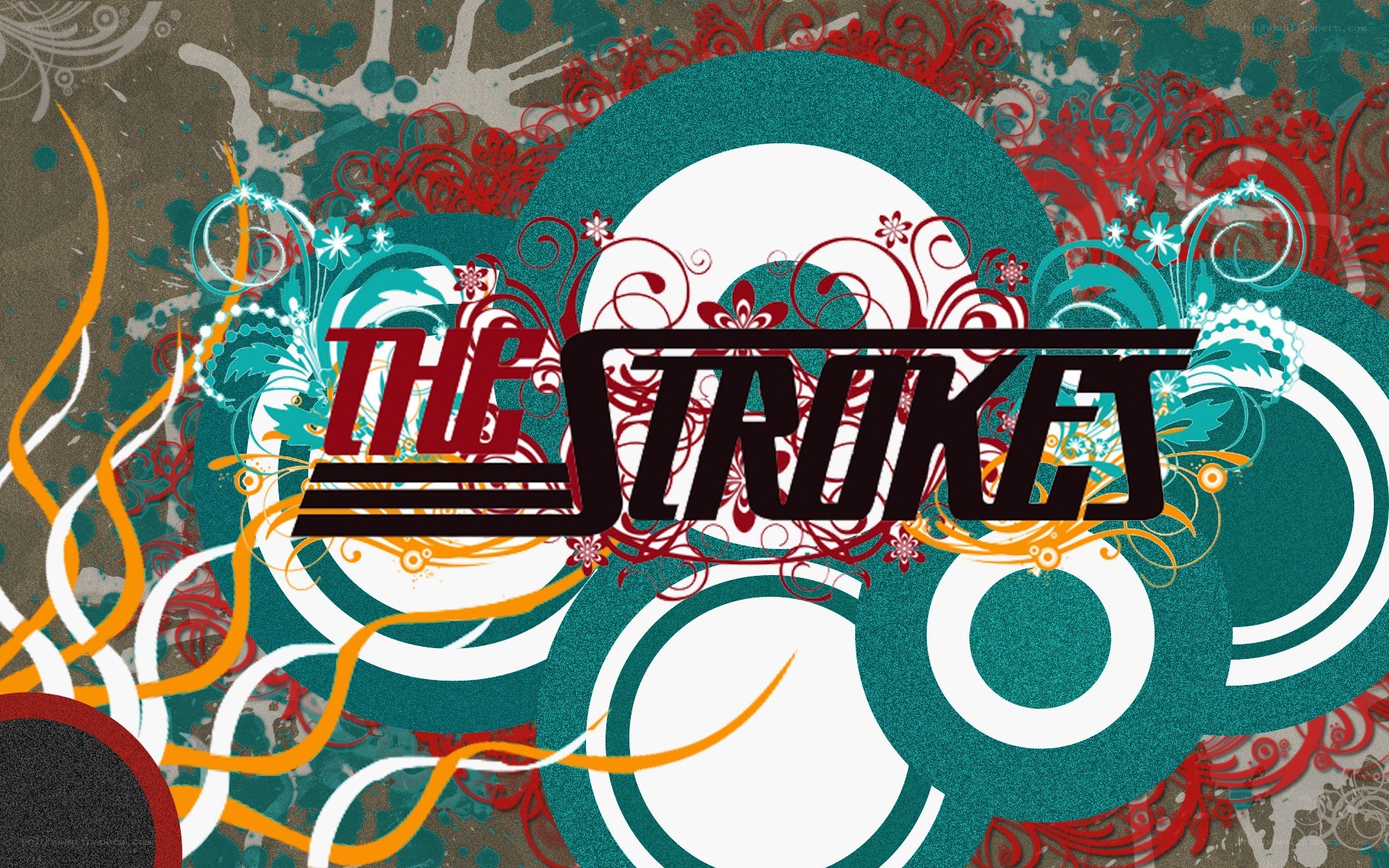 The Strokes band logo art