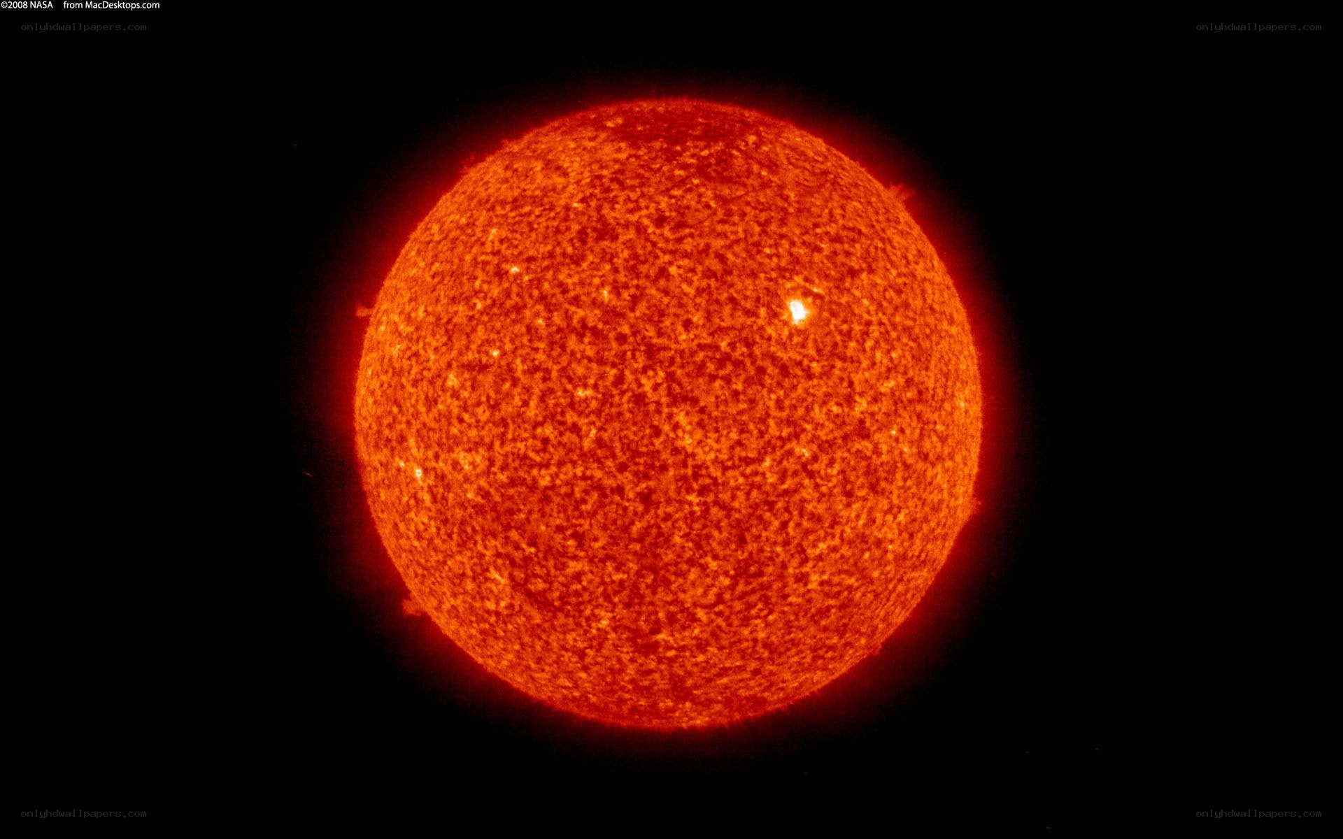The Sun in Solar Flare