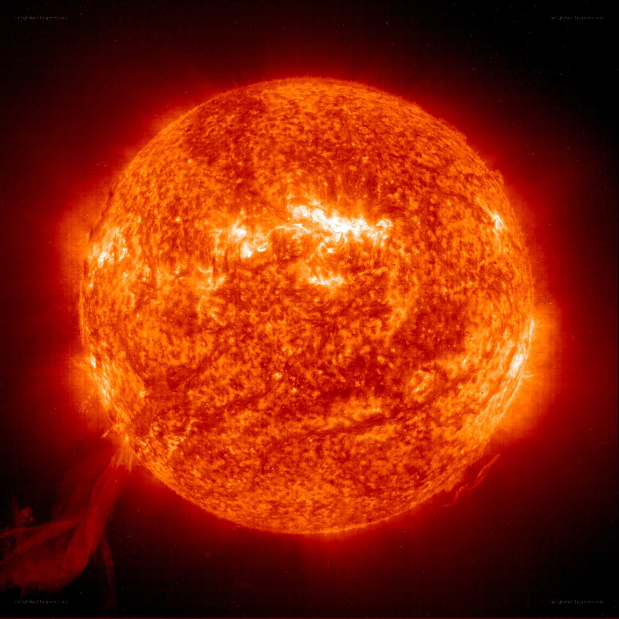 The Sun in Solar Flare