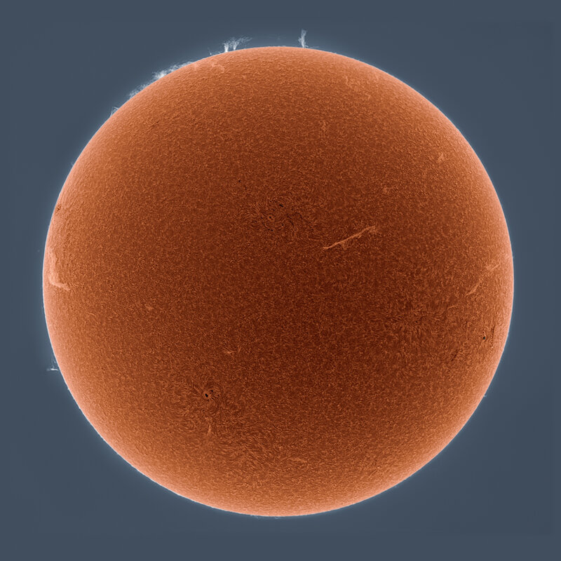 The Sun's Surface — Orange