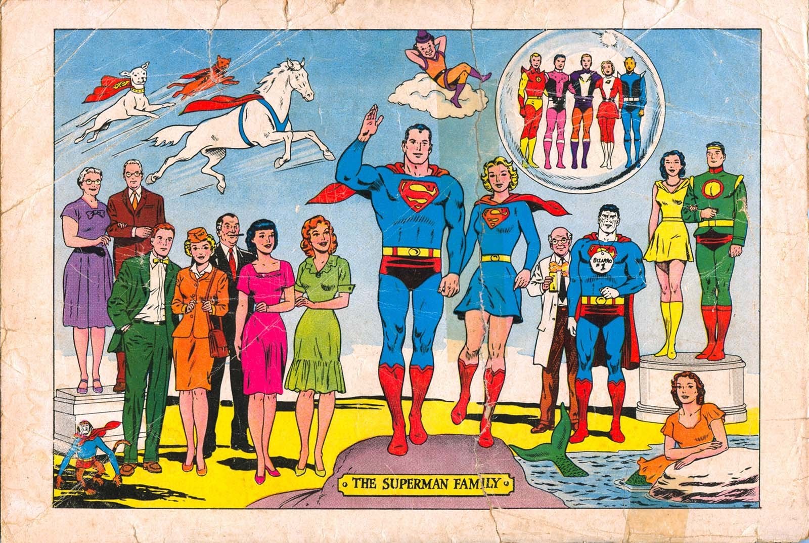 The Superman Family comic panel