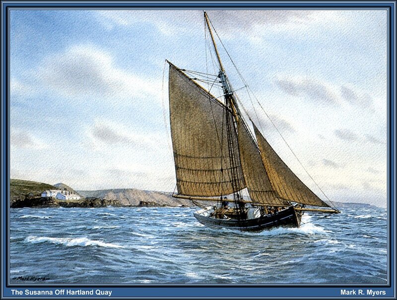 The Susanna Off Hartland Quay
