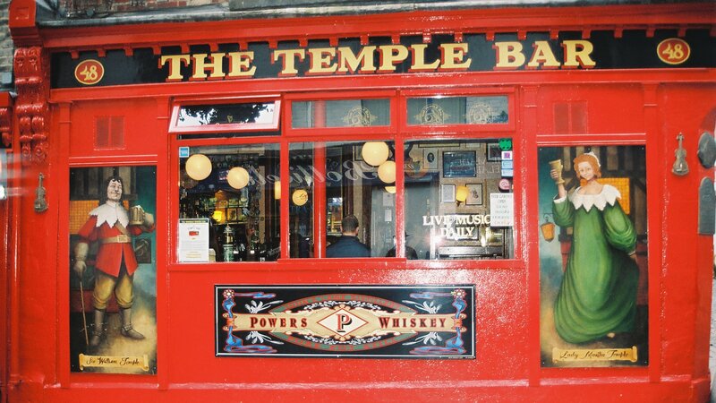 The Temple Bar Pub — Red, Traditional