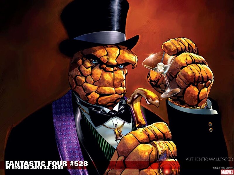 The Thing in a tuxedo