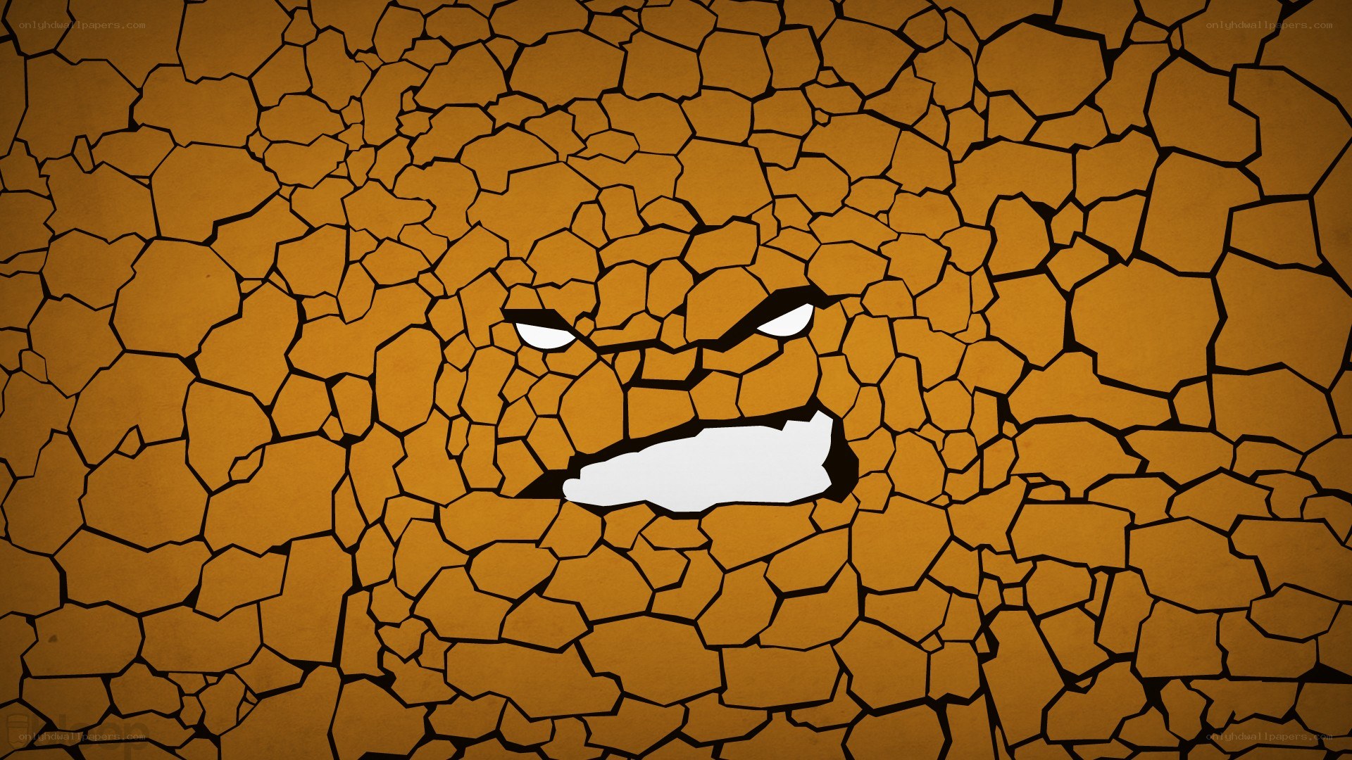 The Thing's angry face
