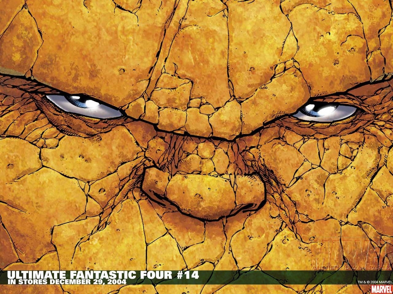 The Thing's intense gaze