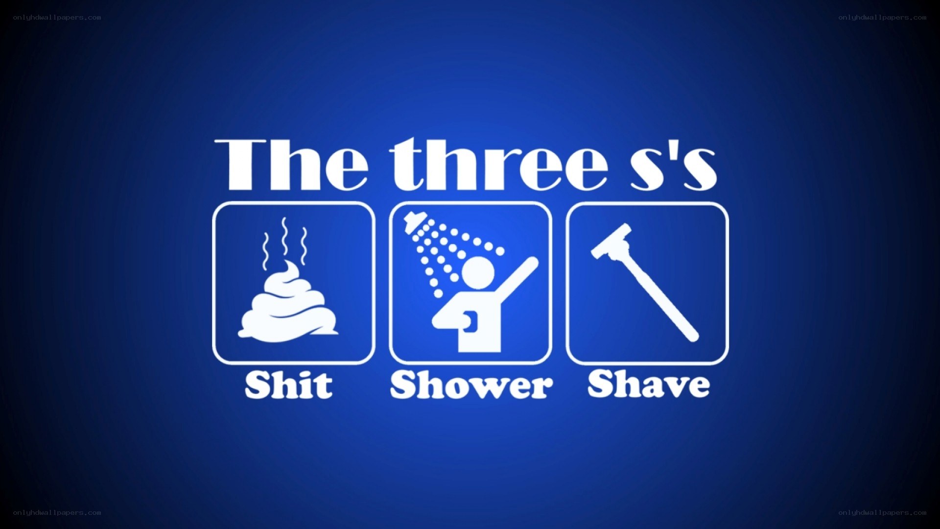 The three s's graphic