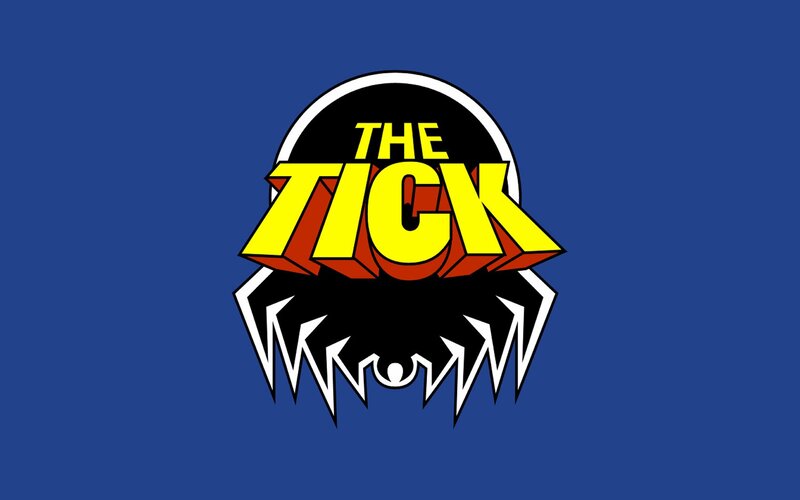 The Tick Logo — Blue
