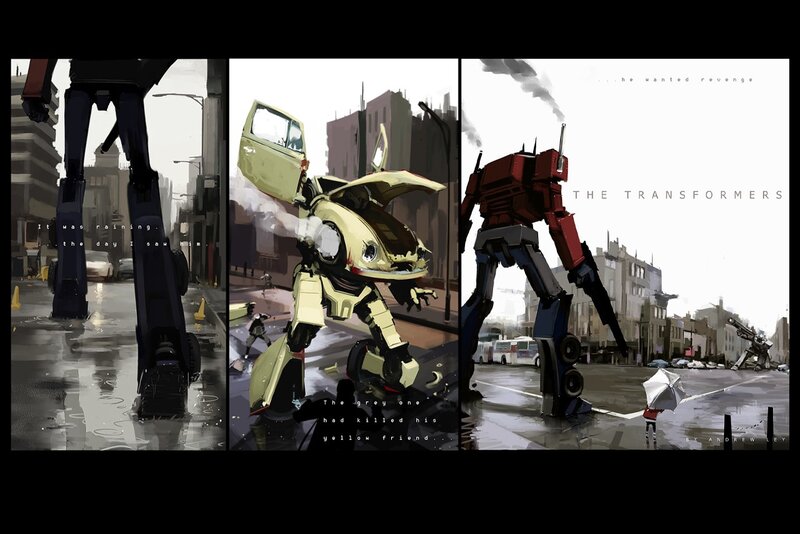 The Transformers story panels