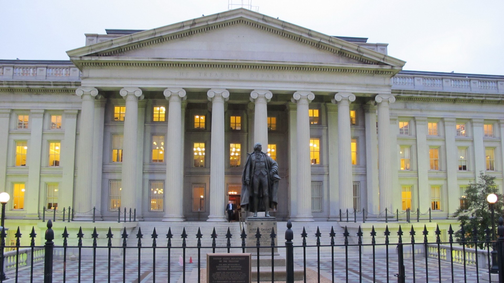 The Treasury Department building