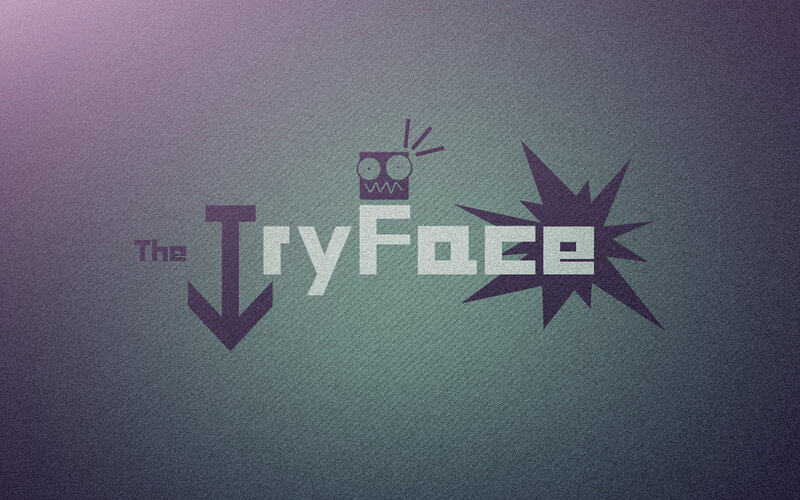 The TryFace logo design
