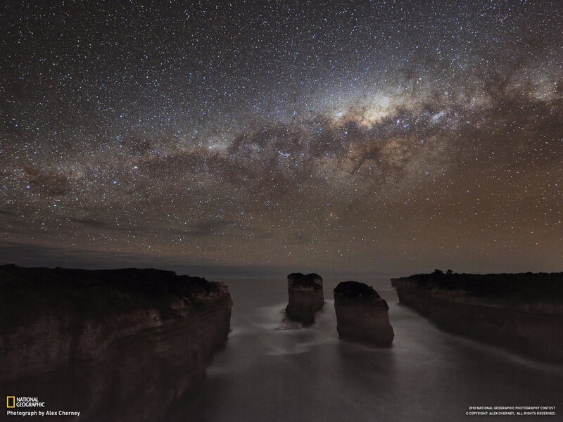 The Twelve Apostles at Night
