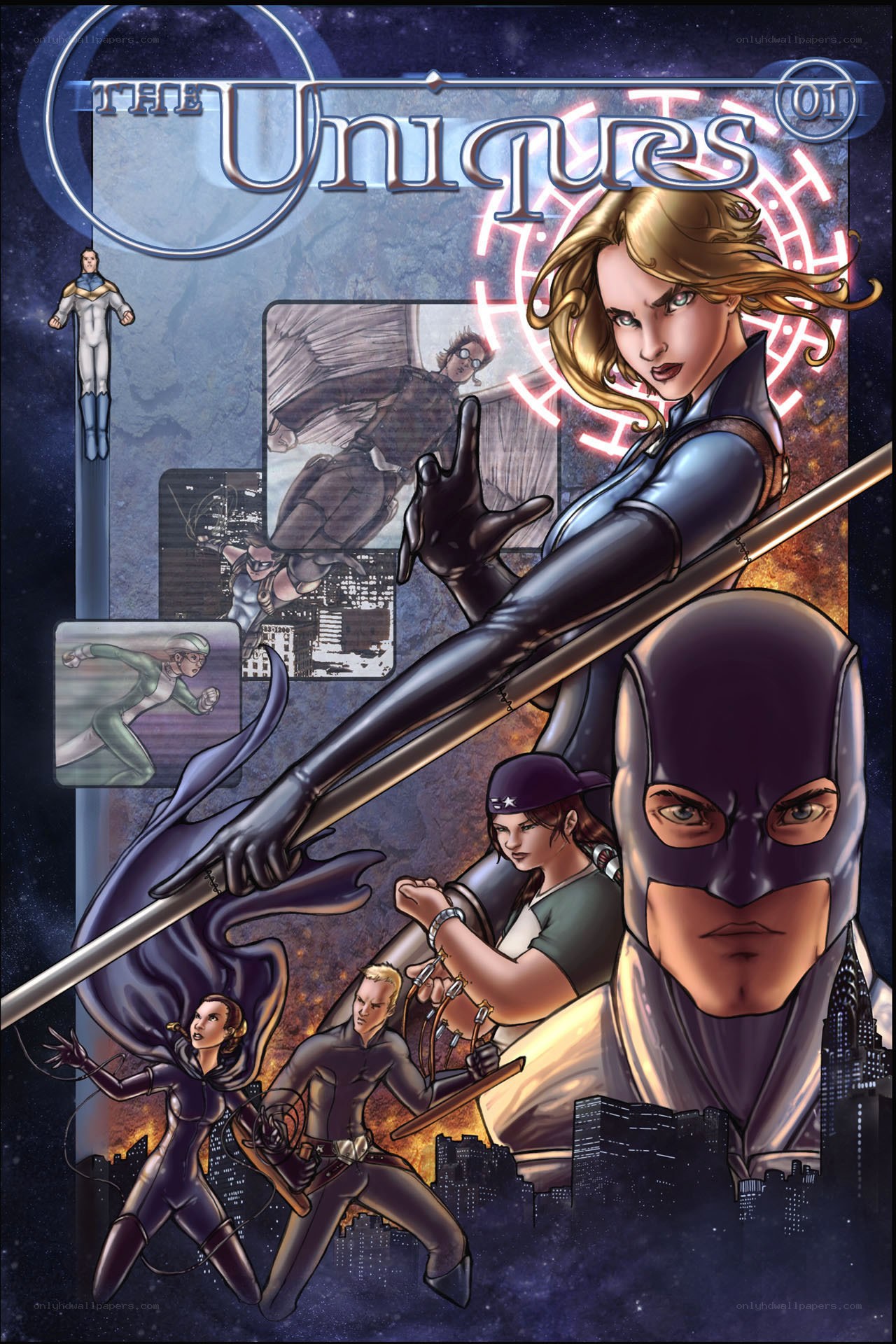 The Uniques comic cover