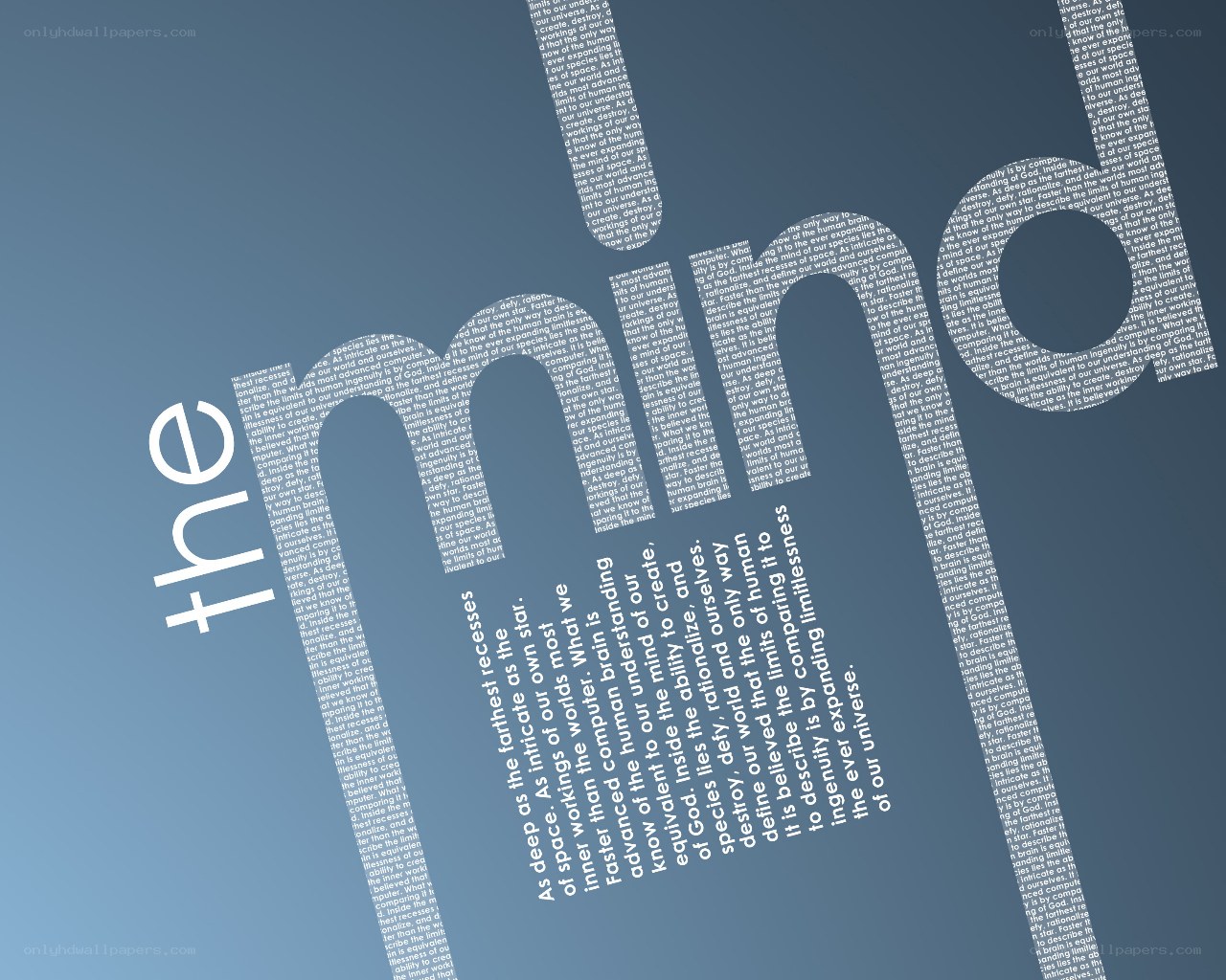 the universe in text