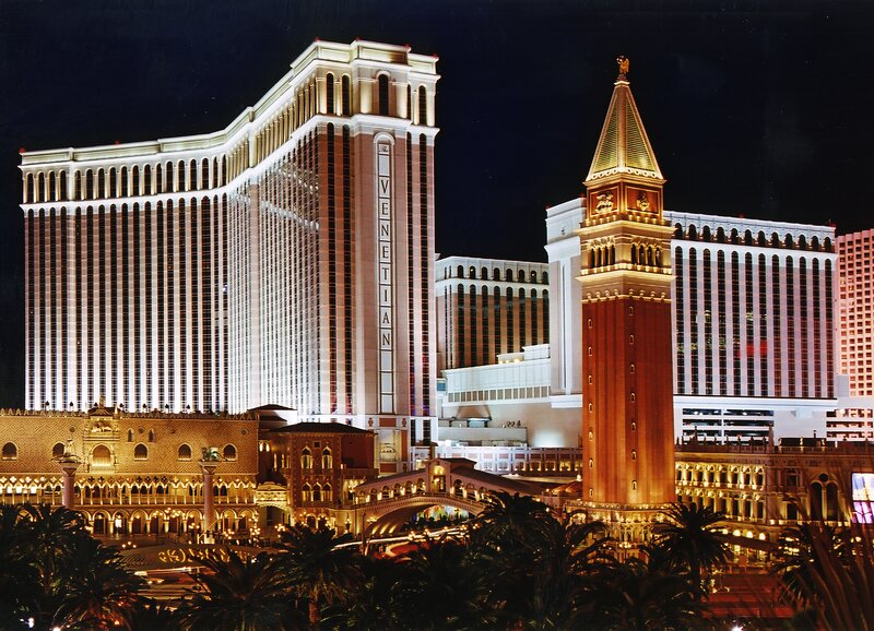 The Venetian Las Vegas at night