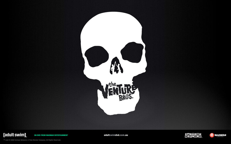 The Venture Bros. logo on black