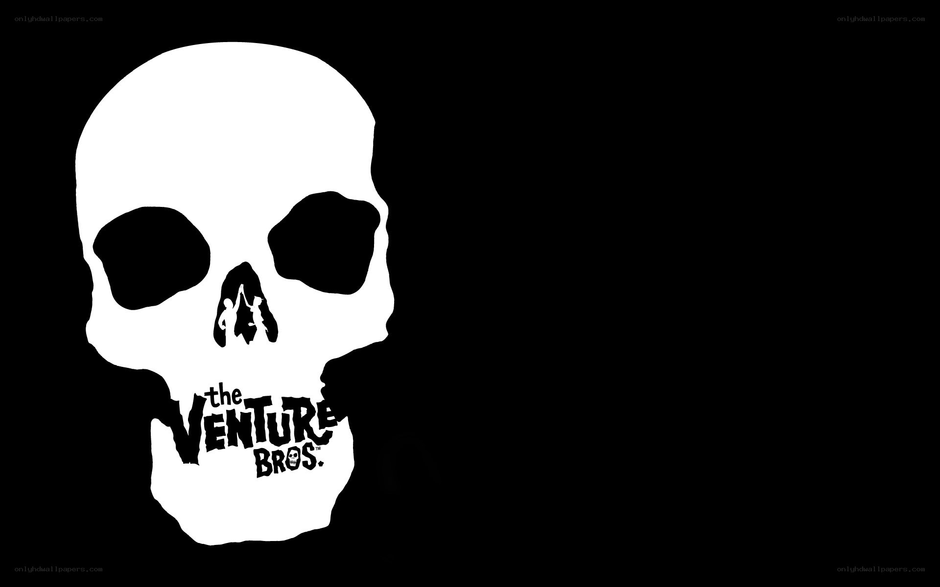 The Venture Bros logo skull
