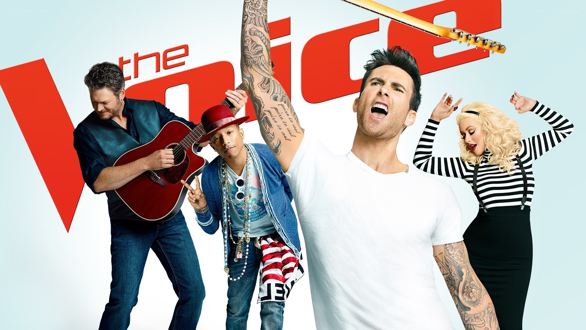The Voice judges promotional image