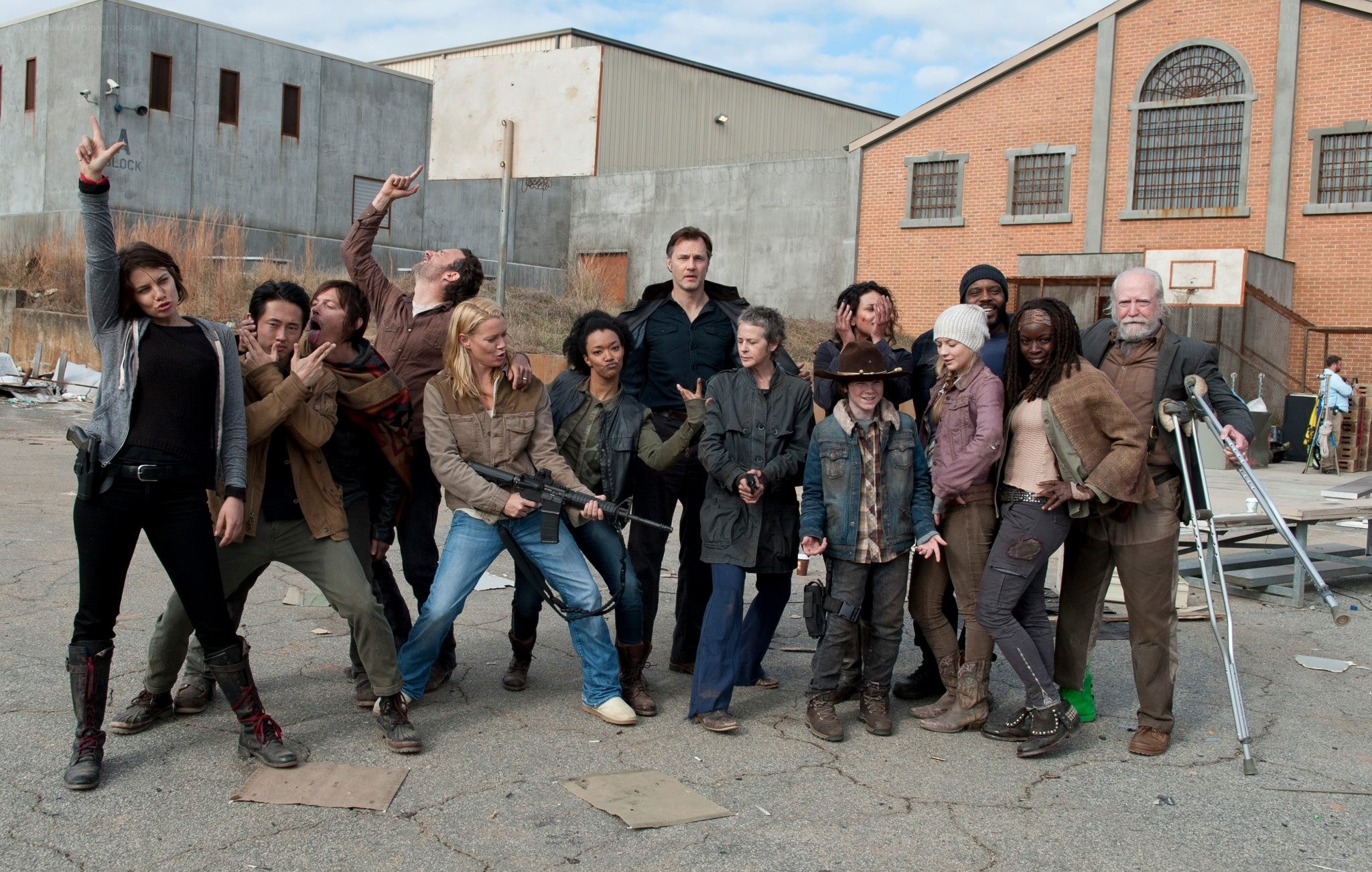 The Walking Dead cast photo