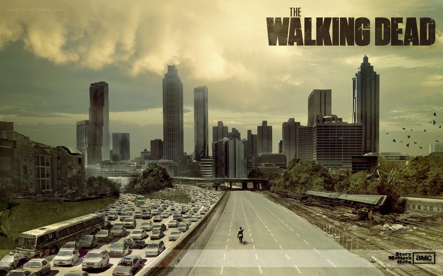 The Walking Dead cityscape